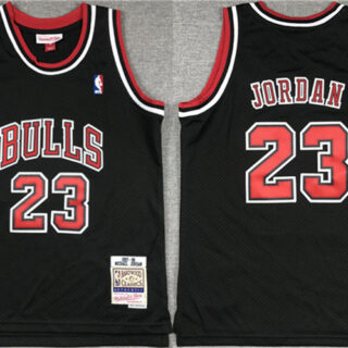 Youth Chicago Bulls #23 Michael Jordan Black Stitched Basketball Jersey