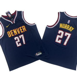 Youth Denver Nuggets #27 Jamal Murray Navy Stitched Basketball Jersey