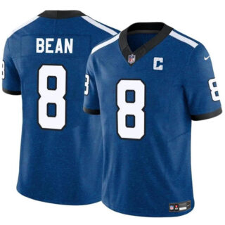 Youth Indianapolis Colts #8 Jason Bean Blue 2024 F.U.S.E Throwback Vapor Untouchable Limited Stitched Football Jersey