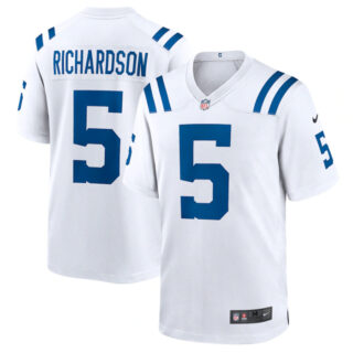Youth Indianapolis Colts Indianapolis Colts #5 Anthony Richardson White 2023 Draft Stitched Game Jersey
