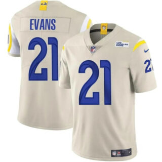 Youth Los Angeles Rams #21 Zach Evans Bone 2024 Vapor Untouchable Stitched Football Jersey