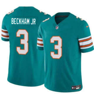 Youth Miami Dolphins #3 Odell Beckham Jr Aqua 2023 F.U.S.E Alternate Vapor Limited Stitched Football Jersey