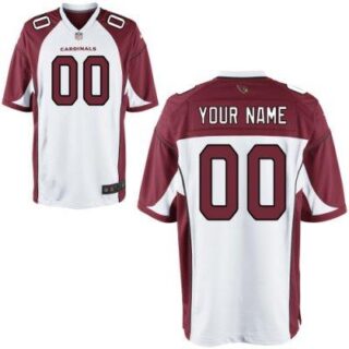 Youth NEW Arizona Cardinals Customized Game White Jerseys