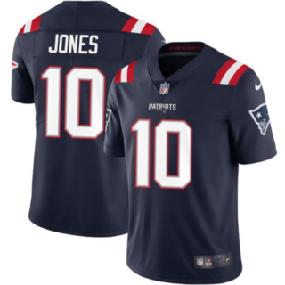 Youth New England Patriots #10 Mac Jones 2021 Navy Vapor Untouchable Limited Stitched Jersey