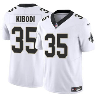 Youth New Orleans Saints #35 Jacob Kibodi White F.U.S.E Vapor Limited Stitched Football Jersey