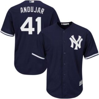 Youth New York Yankees Miguel Andujar #41 Navy Blue Jersey