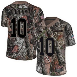 Youth Nike Patriots #10 Josh Gordon Camo Youth Stitched NFL Limited Rush Realtree Jersey