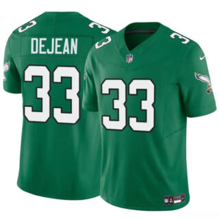 Youth Philadelphia Eagles #33 Cooper DeJean Green 2024 Draft F.U.S.E Vapor Untouchable Throwback Limited Stitched Football Jersey