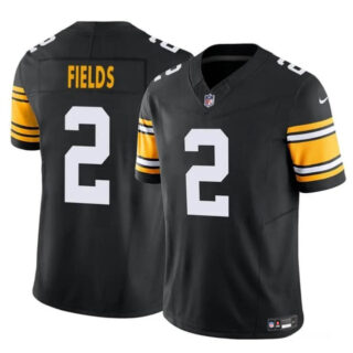 Youth Pittsburgh Steelers #2 Justin Fields Black F.U.S.E. Vapor Untouchable Limited Stitched Football Jersey