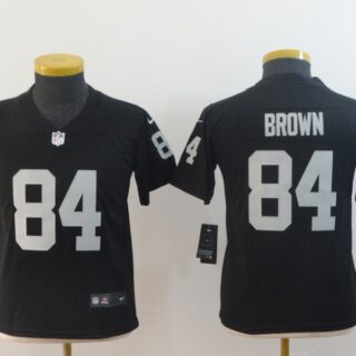 Youth Raiders 84 Antonio Brown Black Youth Vapor Untouchable Limited Jersey
