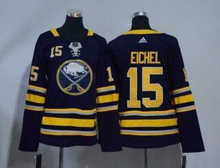 Youth Sabres 15 Jack Eichel Navy Youth Adidas Jersey