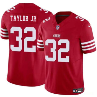 Youth San Francisco 49ers #32 Patrick Taylor Jr Red 2024 F.U.S.E. Vapor Untouchable Limited Stitched Football Jersey