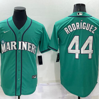 Youth Seattle Mariners #44 Julio Rodriguez Ray Green Stitched MLB Cool Base Nike Jersey