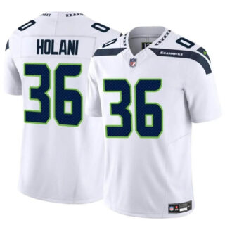 Youth Seattle Seahawks #36 George Holani White 2024 F.U.S.E Vapor Limited Stitched Football Jersey