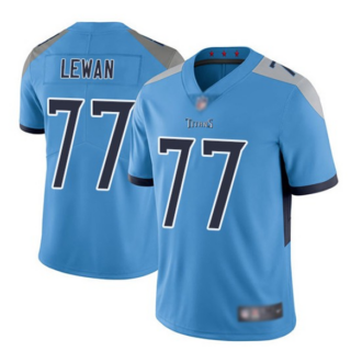 Youth Tennessee Titans #77 Taylor Lewan Light Blue Vapor Untouchable Limited Stitched Jersey