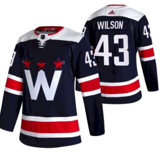 Youth Washington Capitals #43 Tom Wilson NEW Navy Blue Stitched NHL Jersey
