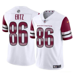 Youth Washington Commanders #86 Zach Ertz White Vapor Limited Stitched Football Jersey