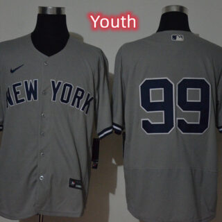 Youth Yankees 99 Aaron Judge Gray Jersey
