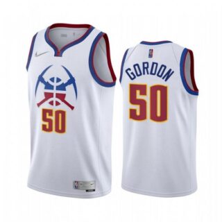 Men's Aaron Gordon Denver Nuggets Basketball Jersey White