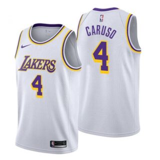 Men's Alex Caruso Los Angeles Lakers Basketball Jersey White