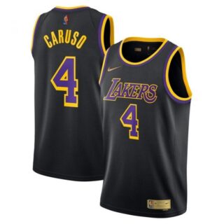 Men's Alex Caruso Los Angeles Lakers Basketball Jersey Black