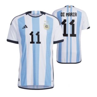 Youth Angel Di Maria Argentina National Team White Home Soccer Jersey 2022-23