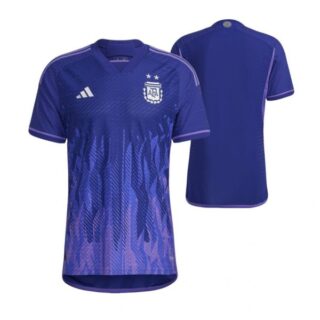 Youth Blank Argentina National Team Purple Away Soccer Jersey 2022-23