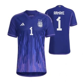 Men's Franco Armani Argentina National Team Purple Away Soccer Jersey 2022-23