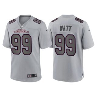Women's Arizona Cardinals J.J. Watt Gray Atmosphere Fashion Stitched Jersey