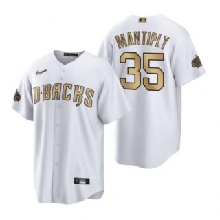 Men's Cool Base Joe Mantiply Arizona Diamondbacks 2022 MLB All-Star Game White Stitched Jersey
