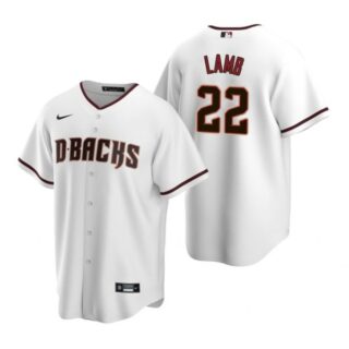 Men's Jake Lamb Arizona Diamondbacks Cool Base Jersey White