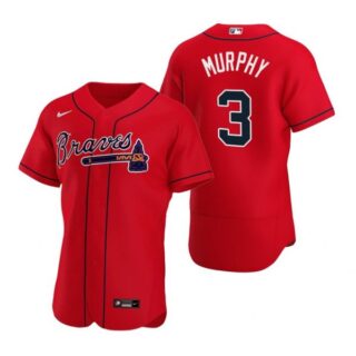 Men's Dale Murphy Atlanta Braves Flex Base Jersey Red