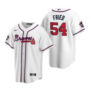 Men's Max Fried Atlanta Braves Cool Base All Star Jersey White