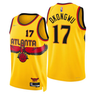 Men's Onyeka Okongwu Atlanta Hawks 75th Anniversary Diamond Jersey