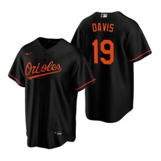 Men's Chris Davis Baltimore Orioles Cool Base Jersey Black