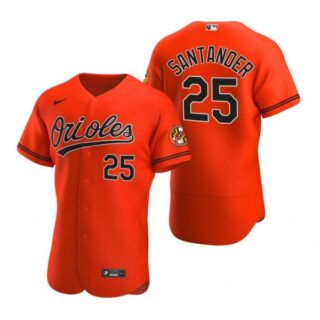 Men's Anthony Santander Baltimore Orioles Flex Base Jersey Orange
