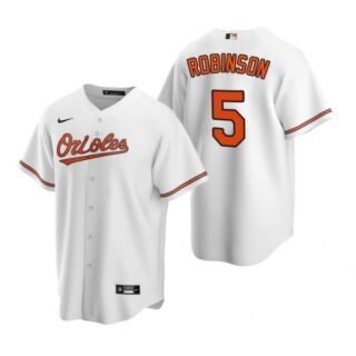 Men's Brooks Robinson Baltimore Orioles Cool Base Jersey White