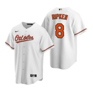 Men's Cal Ripken Jr. Baltimore Orioles Cool Base Jersey White