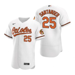 Men's Anthony Santander Baltimore Orioles Flex Base Jersey White