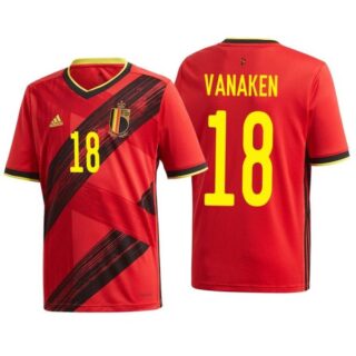 Men's Hans Vanaken Belgium National Soccer Team Red Home Jersey