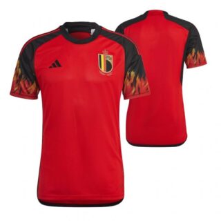 Youth Belgium National Team Red Home Soccer Jersey 2022-23