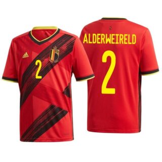 Men's Toby Alderweireld Belgium National Soccer Team Red Home Jersey