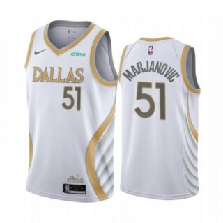 Men's Boban Marjanovic Dallas Mavericks Basketball Jersey White