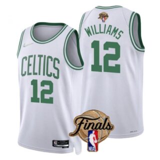 Men's Boston Celtics Grant Williams 2022 NBA Finals Stitched Jersey - White Association