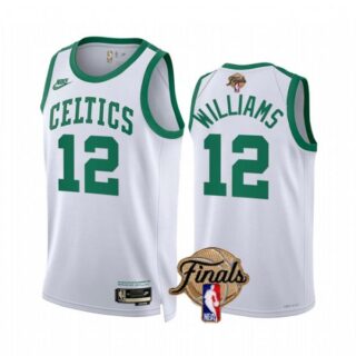 Men's Boston Celtics Grant Williams 2022 NBA Finals Stitched Jersey - White Classic