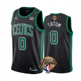 Men's Boston Celtics Jayson Tatum 2022 NBA Finals Stitched Jersey - Statement White