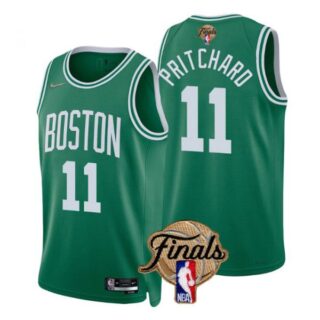 Men's Boston Celtics Payton Pritchard 2022 NBA Finals Stitched Jersey -