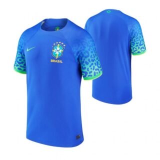 Men's Brazil National Team Blue Away Soccer Jersey 2022-23