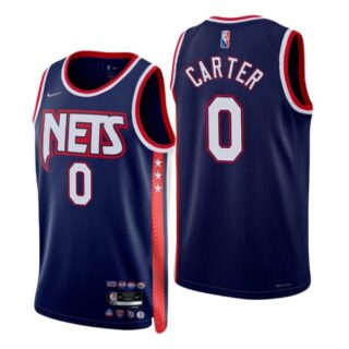Men's Jevon Carter Brooklyn Nets 75th Anniversary Diamond Jersey