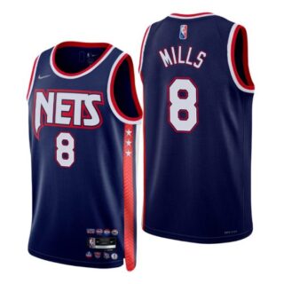 Men's Patty Mills Brooklyn Nets 75th Anniversary Diamond Jersey